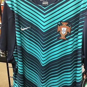 New Nike Portugal National Team Soccer Jersey Size XL Navy / Teal NWT FIRM PRICE