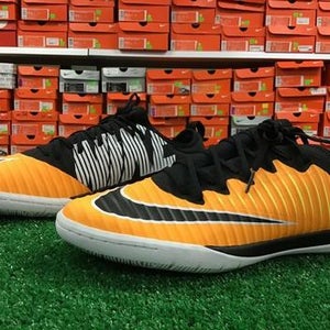 New Size 11 Nike MercurialX Finale II Indoor Soccer Shoes Laser Orange / Black FIRM PRICE