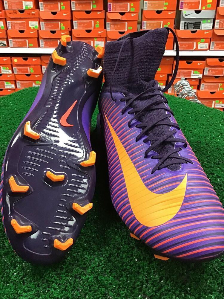 purple and orange nike football boots