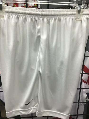 New Nike White Mens Small Team Soccer Shorts New With Tags FIRM PRICE