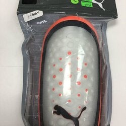 New Puma ONE 3 With Sleeve Shin Guard Orange / Black / White Size Large FIRM PRICE