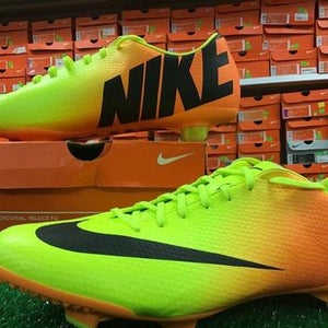 New Nike Mercurial Veloce FG Soccer Cleats Yellow / Orange Size 11 New In Box FIRM PRICE