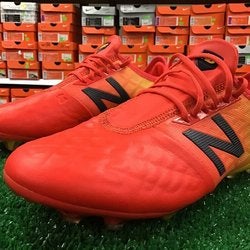 New Balance Furon 4.0 PRO Leather FG Aztec Gold / Flame Size 7.5 NIB FIRM PRICE