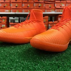 Nike MercurialX Proximo II IC Size 10 Indoor Soccer Shoes Mens Orange 831976-888 FIRM PRICE