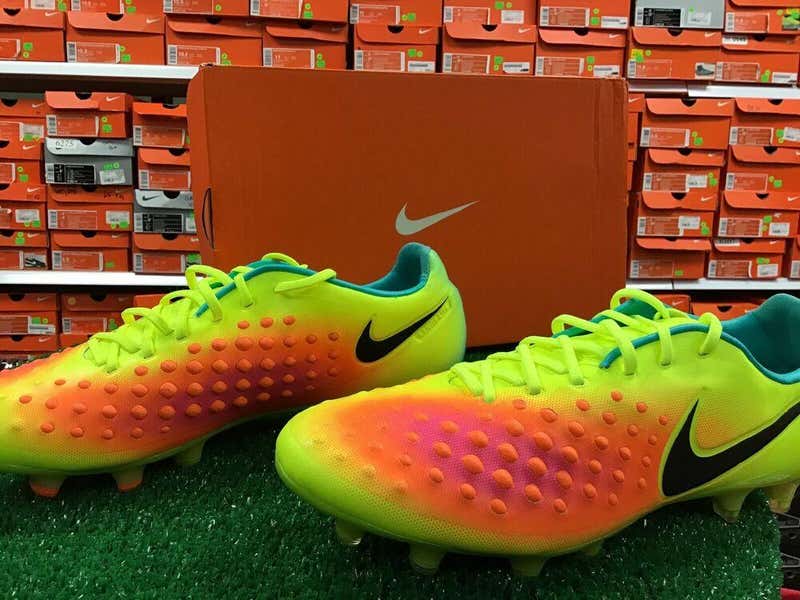 Nike Magista Soccer Cleats Men\'s Size 10.5 - Vibrant Orange & Yellow Nike Magista Green Orange Soccer Cleats Soccer 651343-807  main image 3