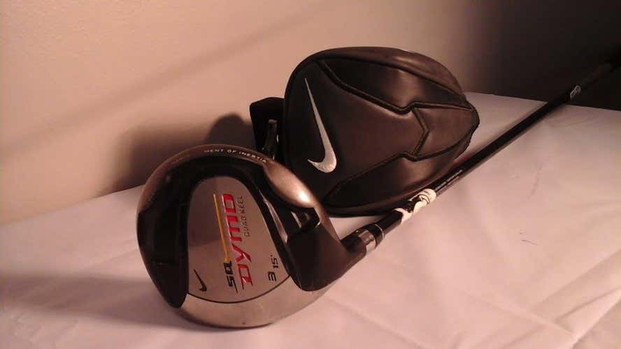 Used Nike Sq Dymo 15d Mlh 3 Wood Graphite Stiff Golf Fairway Woods