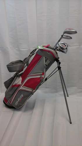 Used Top Flite Junior 9 Piece Golf Package Sets Junior Teen