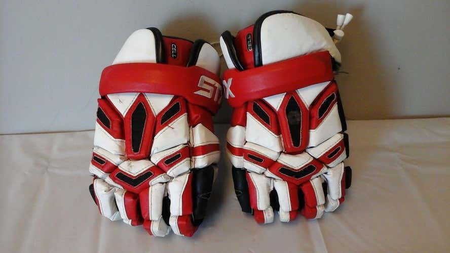 Used Stx Gecelf Cell Lg Lacrosse Mens Gloves