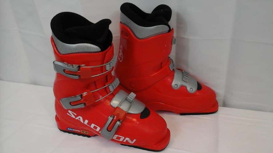 Used Salomon Performa T3 245 Mp - M06.5 - W07.5 Downhill Ski Boys Boots