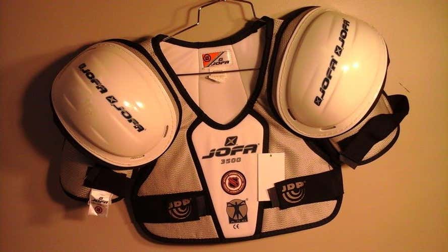 Used Jofa 3500 Sr-sml Sm Hockey Shoulder Pads