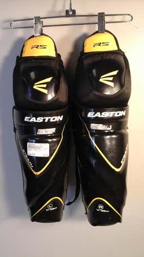 Used Easton Stealth Rs Sg 14 14" Hockey Shin Guards