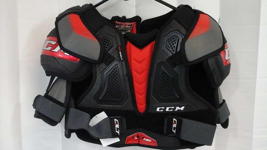 Used Ccm Qlt 290 Sp Sr-m Md Hockey Shoulder Pads