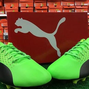 New Puma Adreno III FG Green / Black Soccer Cleats Size 9.5 New In Box FIRM PRICE