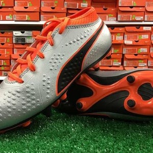 PUMA Kids One 4 Syn Fg Jr Soccer Shoe Big Kid (8-12 Years) 3.5 Big Kid FIRM PRICE