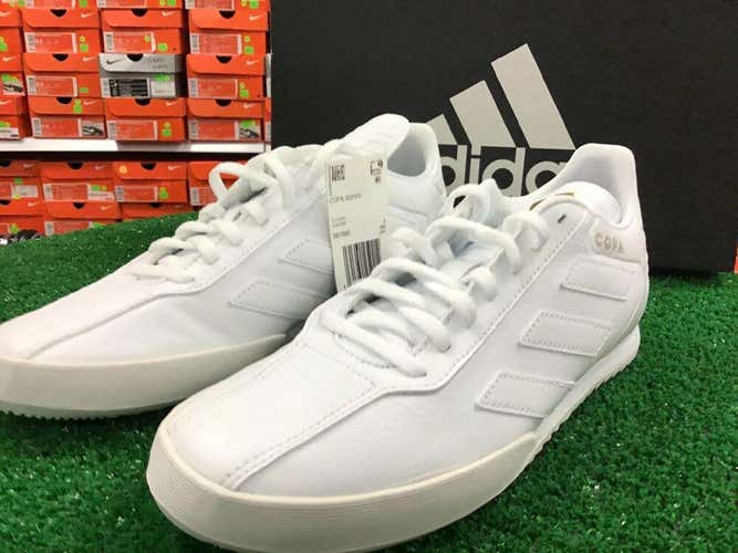 New In Box Adidas Copa Super Soccer Lifestyle Shoes White / Gold Size 6.5 NEW FIRM PRICE