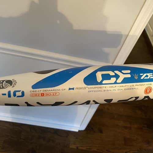 USSSA Certified Composite CF Zen (-10) 20 oz 30" Bat