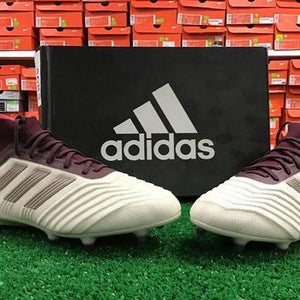 New Adidas Womens Predator 18.1 FG Tan/ Maroon Soccer Cleats Size 5 FIRM PRICE