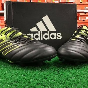 New Adidas Copa 19.1 FG Junior Kangaroo Leather Black / Volt Size 6 FIRM PRICE