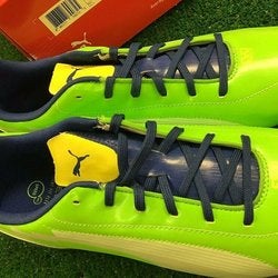 Puma Green / Blue EvoSpeed 5 TT Soccer Turf Shoes Size 10 New In Box FIRM PRICE