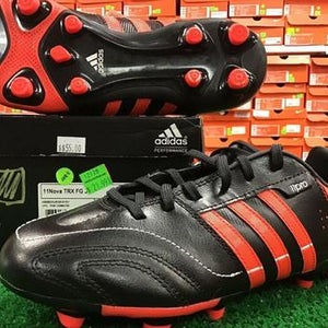 New Adidas 11Nova TRX FG Jr Soccer Cleats Black / Red Size 5 NIB FIRM PRICE