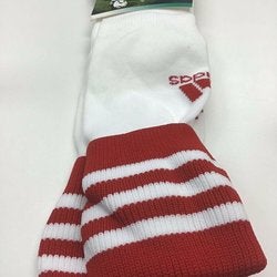 New Adidas Copa Zone Cushion White / Red Soccer Socks size Small FIRM PRICE