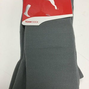 Puma Performance Team Soccer Sock Grey Size Intermediate (size2) Foot Size 3.5-6 FIRM PRICE