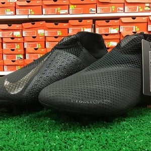 New In Box Nike Phantom VSN PRO DF FG Soccer Cleats Black Size 5 FIRM PRICE