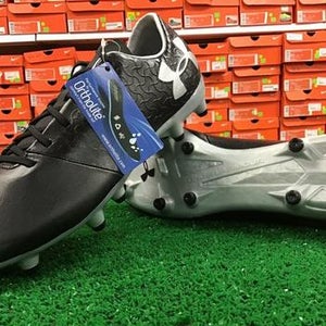 New Under Armour Magnetico Select FG Soccer Cleats Black / Silver Size 10.5 NIB FIRM PRICE