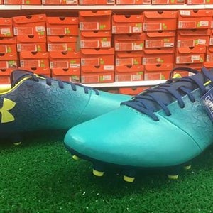 Under Armour Magnetico Select FG Soccer Cleats Teal / Blue Size 9.5 New In Box FIRM PRICE
