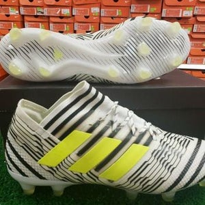 adidas Mens Nemeziz 17.1 FG Soccer Football Cleats Shoes White Black 7 NEW FIRM PRICE