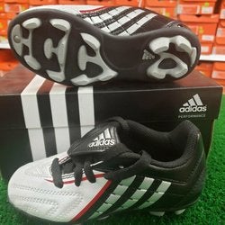 Adidas Predito PS TRX HG Junior Kids Soccer Cleats 10.5 White Black NEW NIB FIRM PRICE