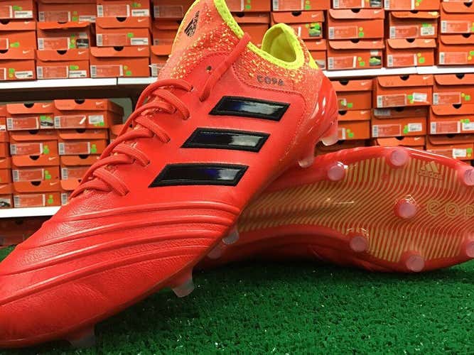 New In Box Adidas Copa 18.1 Orange / Black Soccer Cleats K- Lthr Size 11.5 FIRM PRICE