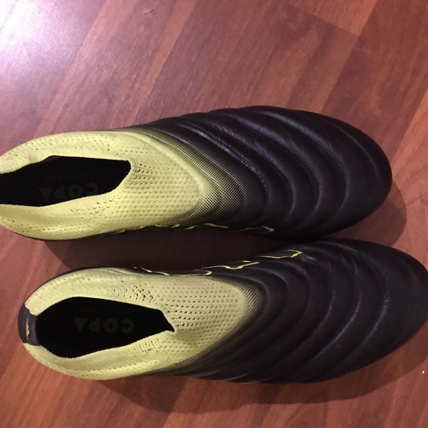 Black Men's Molded Cleats Adidas Copa 19+ Cleats