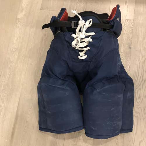 Used CCM HP45X Pro Stock  Pants  Navy med Winnipeg Jets (P318)=