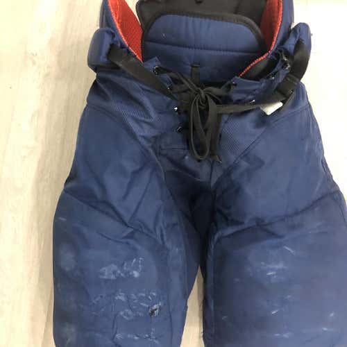 Used CCM HP45X Pro Stock  Pants  Navy med Winnipeg Jets (P320)