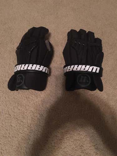 Black  Player Warrior Burn Next 12" Lacrosse Gloves