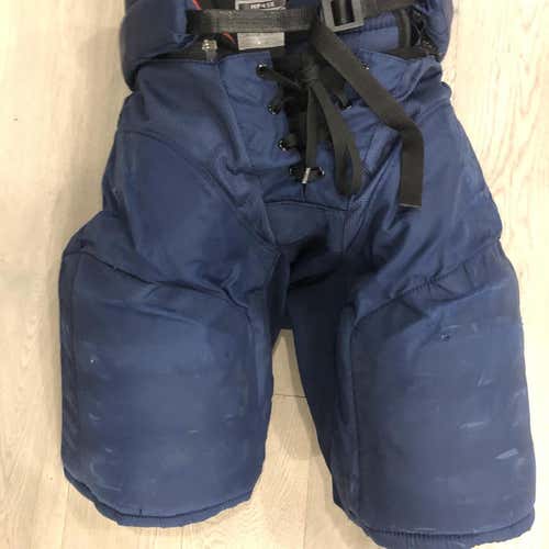 Used CCM HP45X Pro Stock  Pants  Navy med Winnipeg Jets (P322)