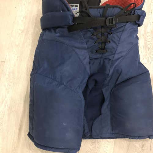 Used CCM HP45X Pro Stock  Pants  Navy med Winnipeg Jets (P323)