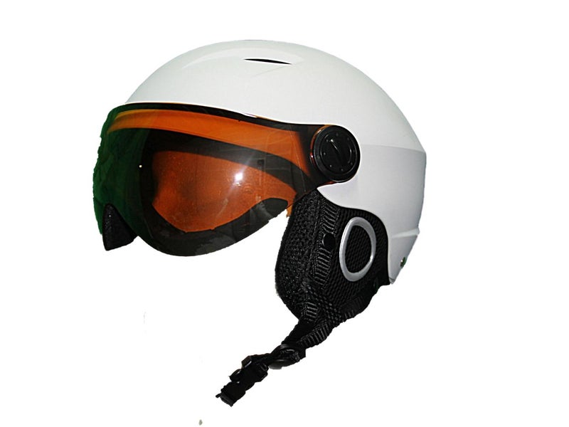 Snowboard Helmet with Integrated Goggles Shield 2 in 1 Ski Snow