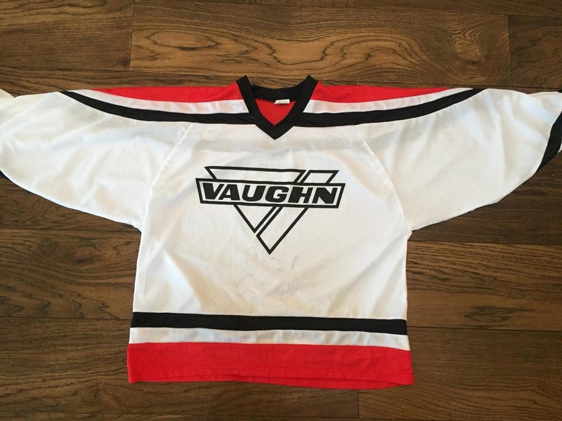 New Vaughn 7360 Junior Large Ice Hockey Goalie Jersey Red White Black goal  jr
