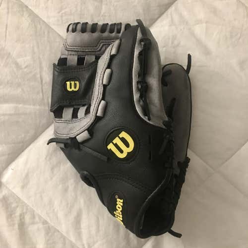 Wilson A360 Youth Baseball Glove 12" Right Hand Thrower Black Gray A03RB1512