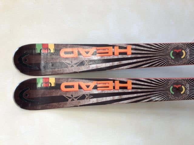 Head rev 90 all mountain skis with tyrolia bindings