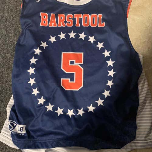 Barstool Lacrosse #5 Men's Large Pinnie