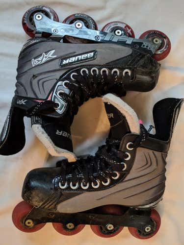Used Bauer Xr1 Junior 04 Street Hockey Roller Hockey Skates