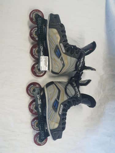 Used Bauer Mega Junior 02 Street Hockey Roller Hockey Skates