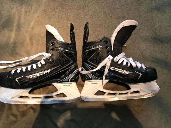 Pro Stock CCM 70K Skates SIZE 9.5 COLORADO AVALANCHE KAMANEV  GAME USED