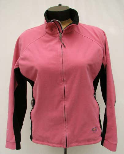 Mountain Hardwear Women's Pink Soft-Shell Fleece WindStopper Jacket Wind Sz. 10