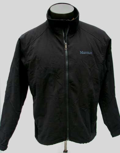Marmot Men's Black Soft Shell Jacket Windbreaker Rain Size Large L