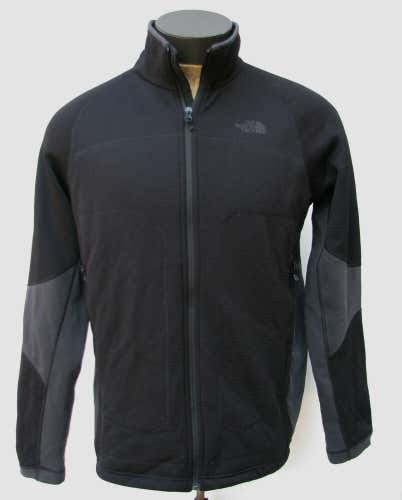 The North Face Men's Black Full-Zip Fleece-Lined Jacket Sweater Size Large L