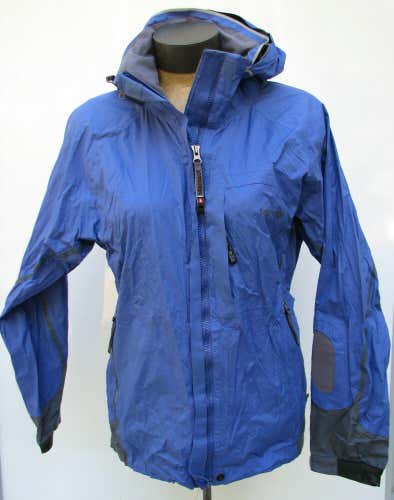 Marmot Women's Blue Hooded Raincoat Windbreaker Coat Jacket Size Medium M